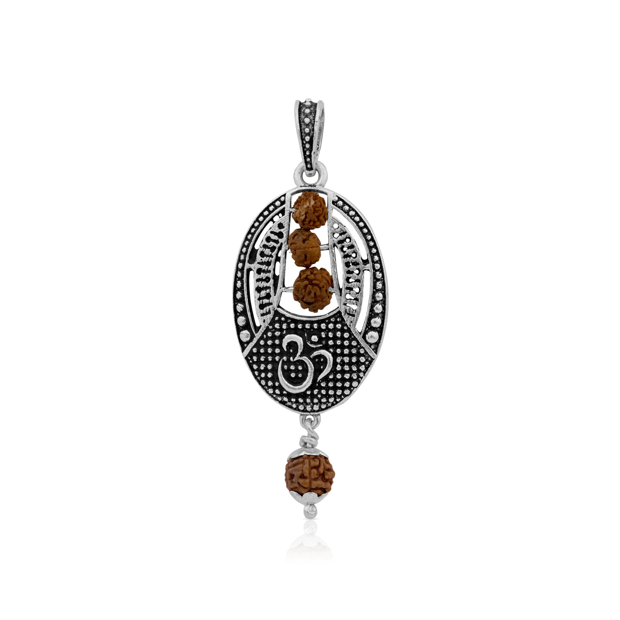 Om Rudraksha Men's Pendant