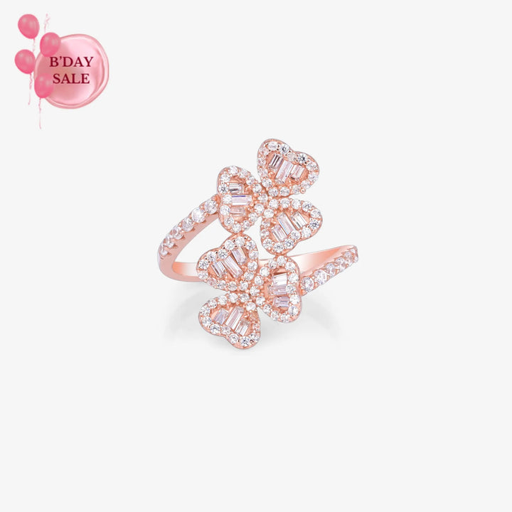 Petal Blossom Silver Floral Ring - Touch925