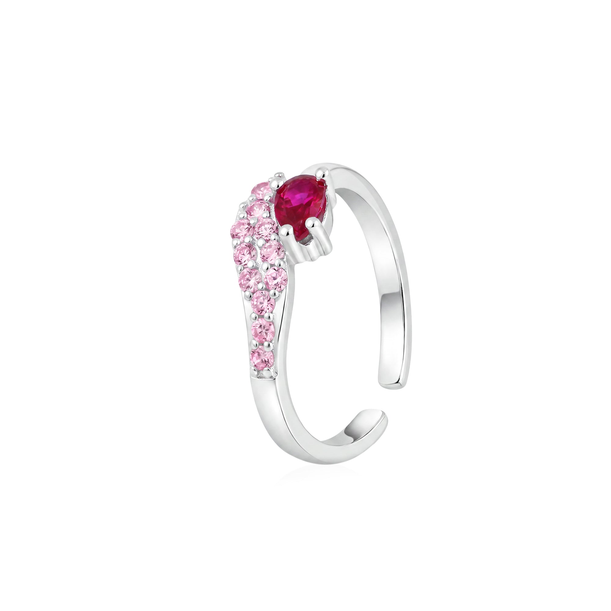 Pear Bypass Toe Ring