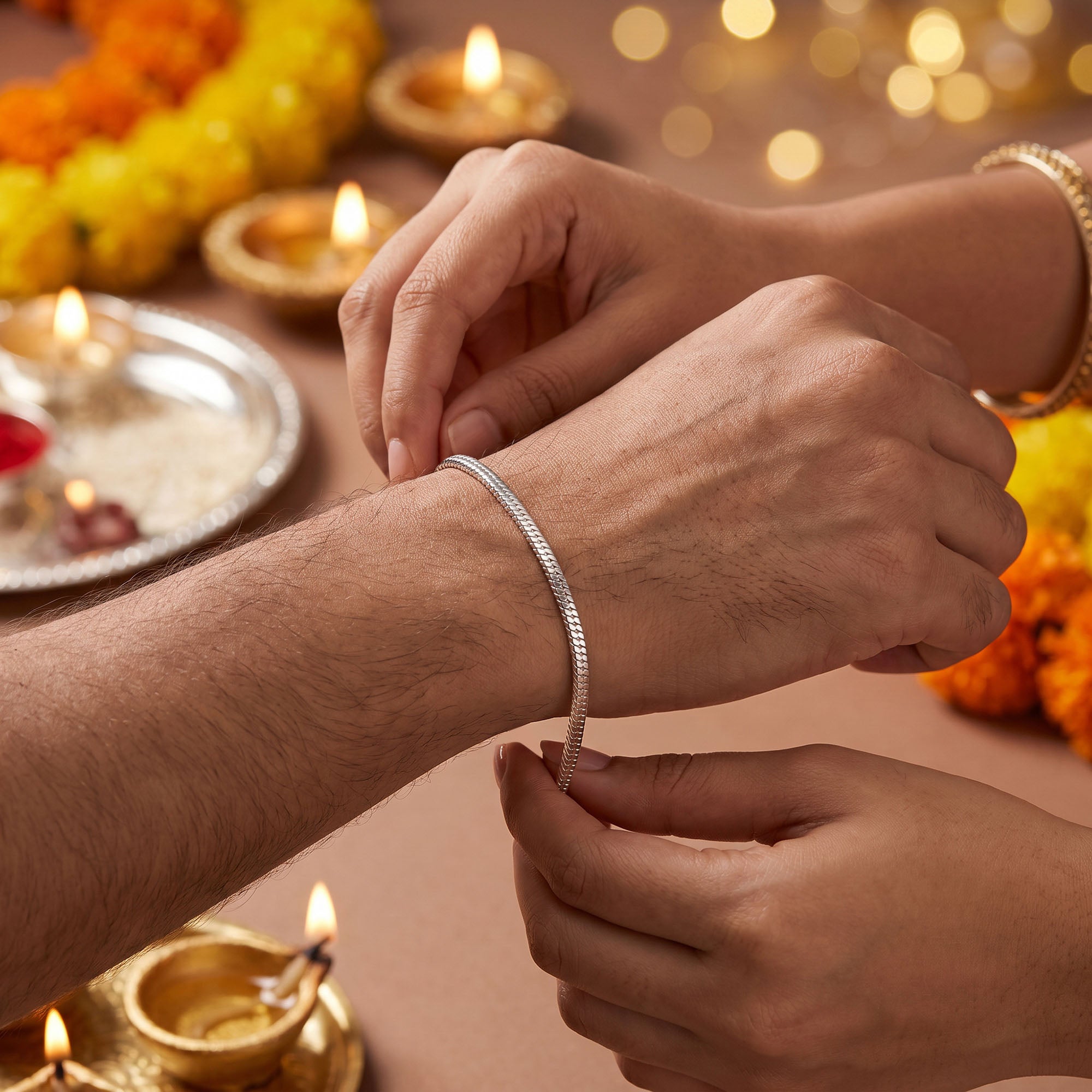 Silver Kavach Forever Rakhi
