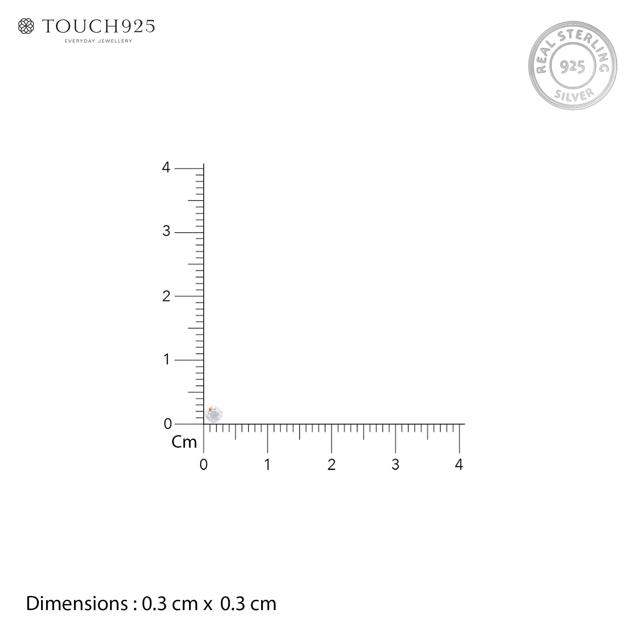 Crystal Glow Nose Pin