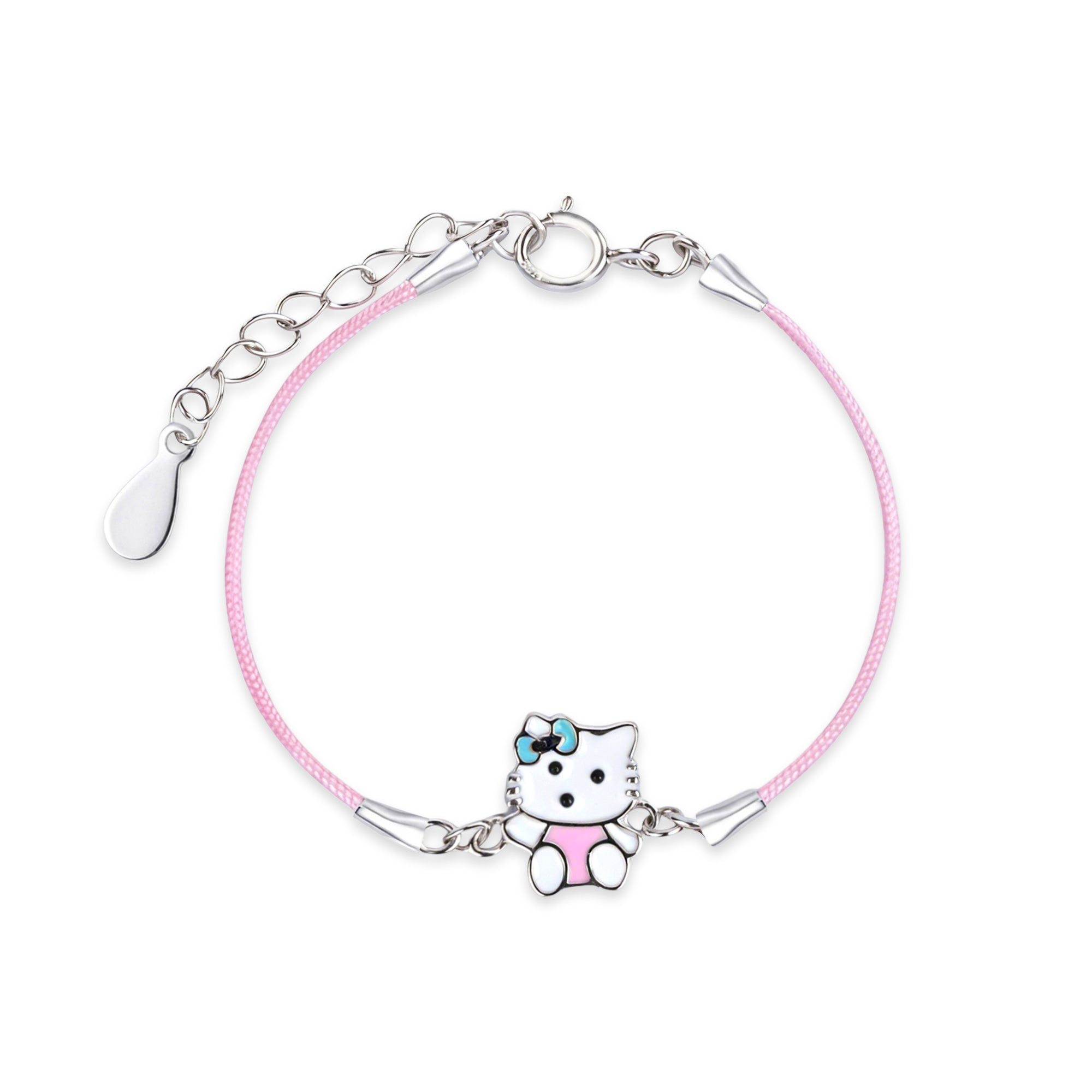 925 Silver Hello Kitty Kids Bracelet - Touch925 Silver Jewellery