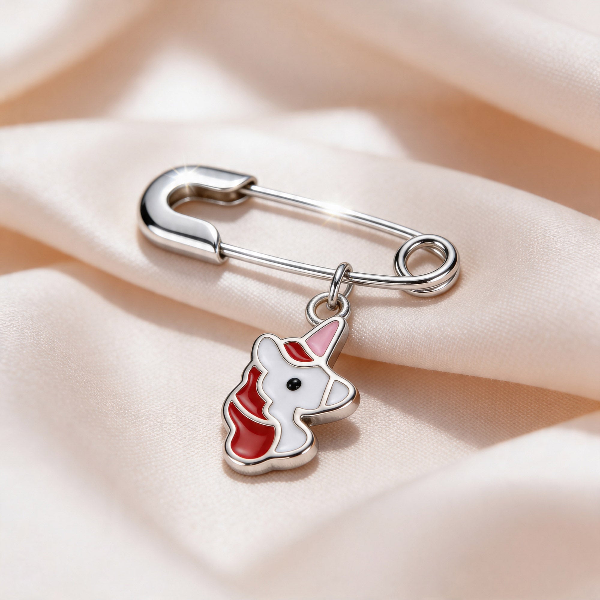 Magical Unicorn Kids Safety Pin