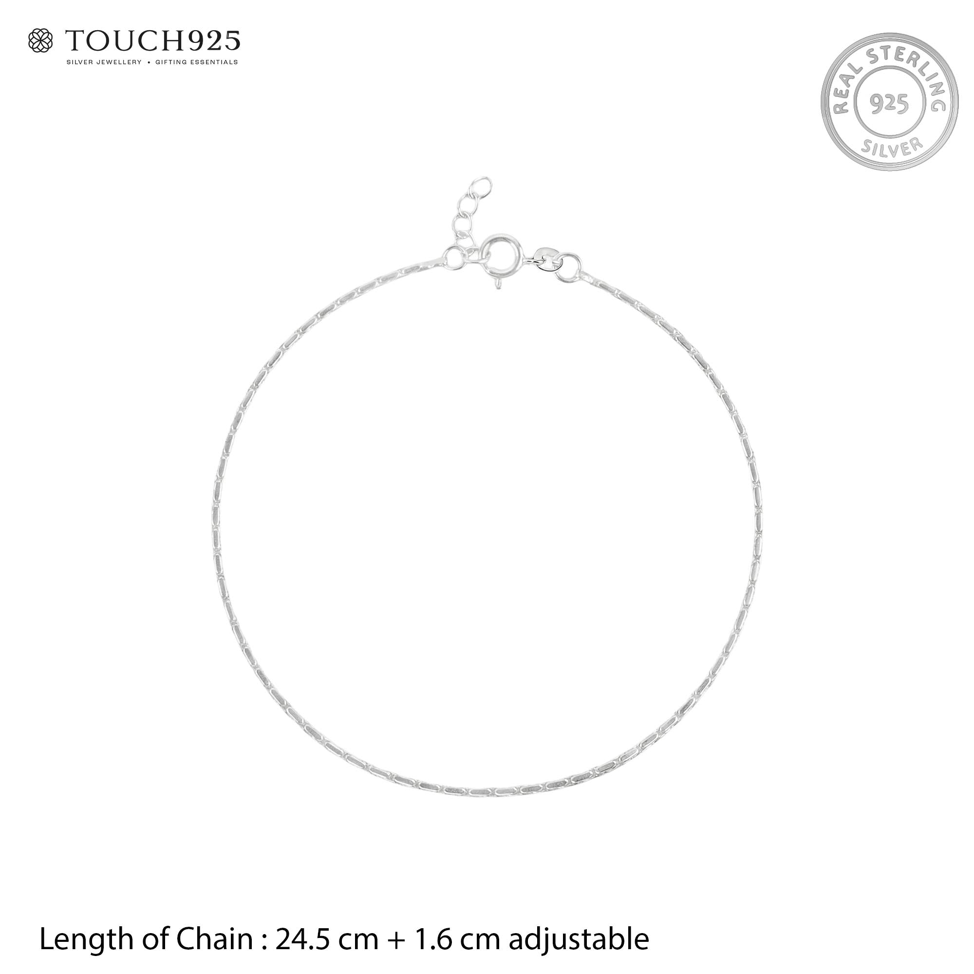 Dainty Curb Link Anklet