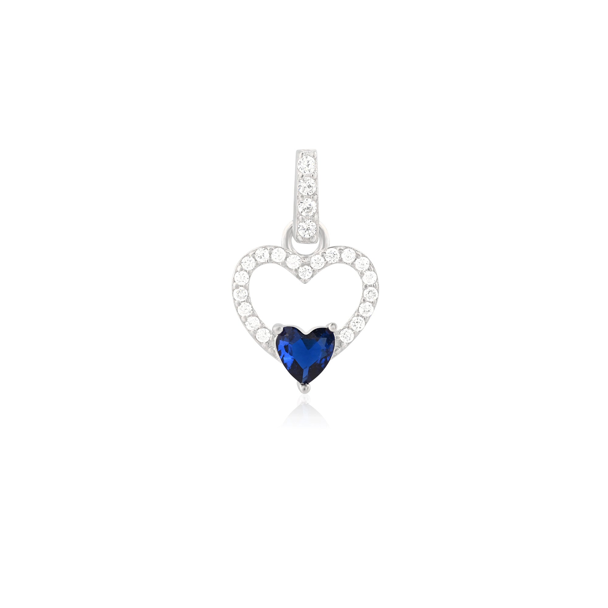 Heart CZ Pendant Set