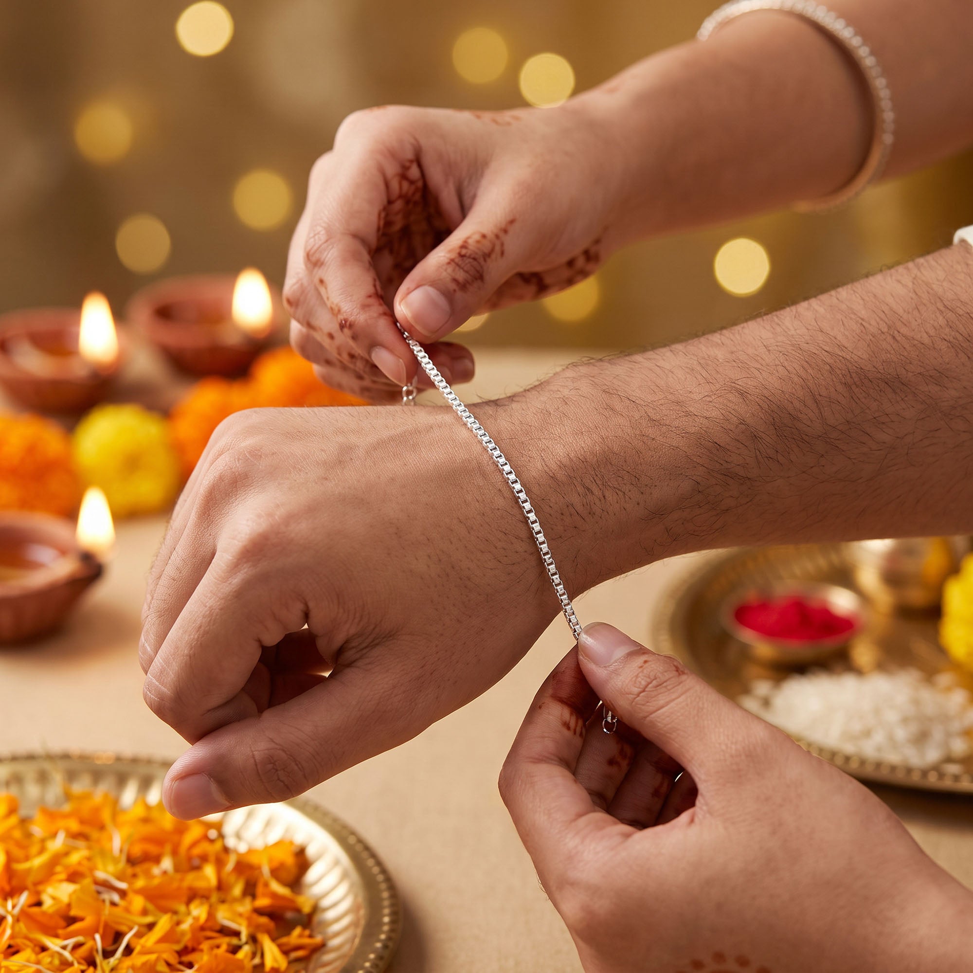SIlver Sheild Forever Rakhi