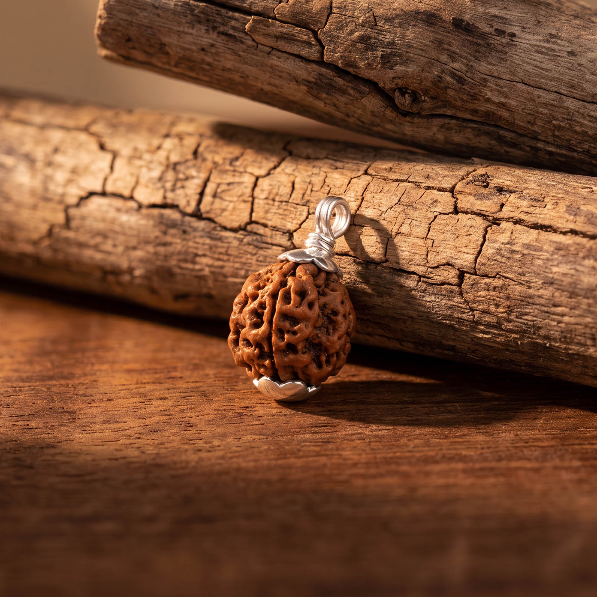 Silver Rudraksha Pendant