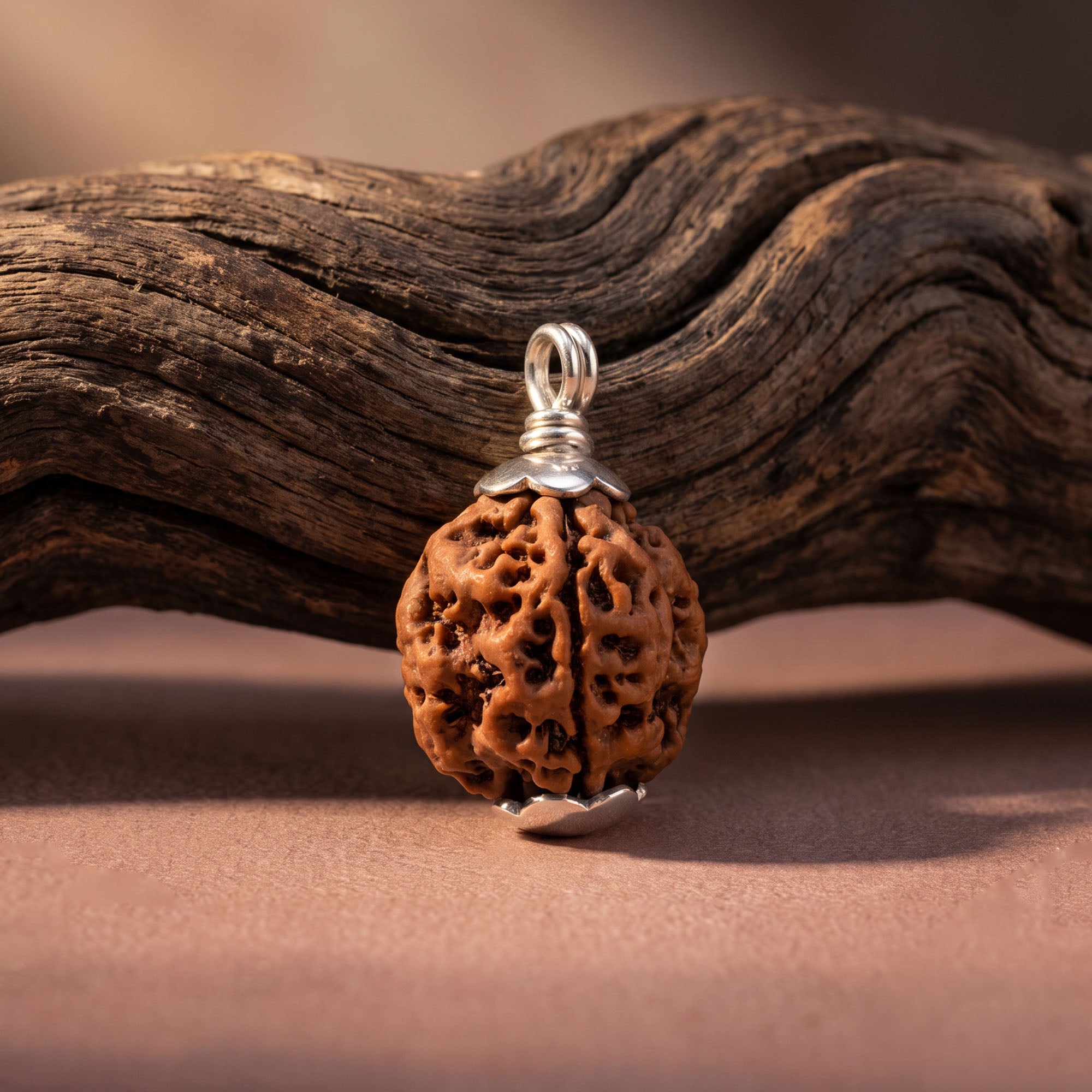 Silver Rudraksha Pendant