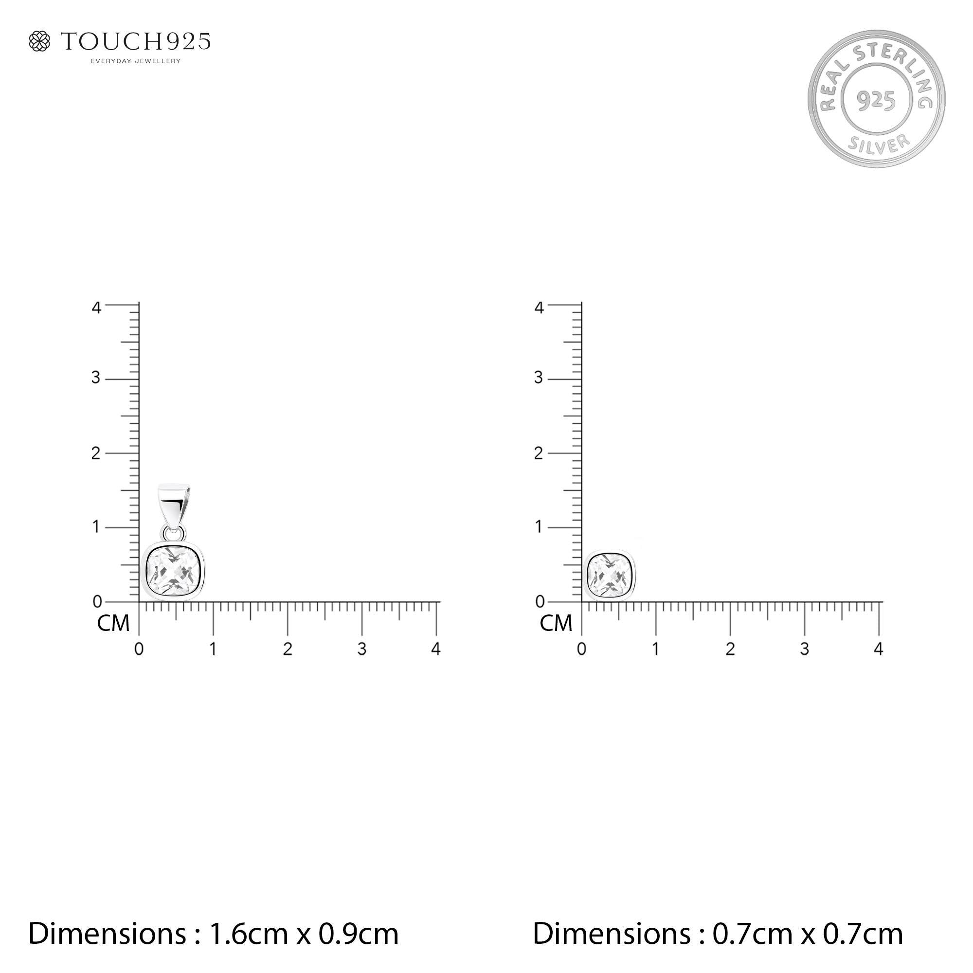 Solitaire Pendant Set