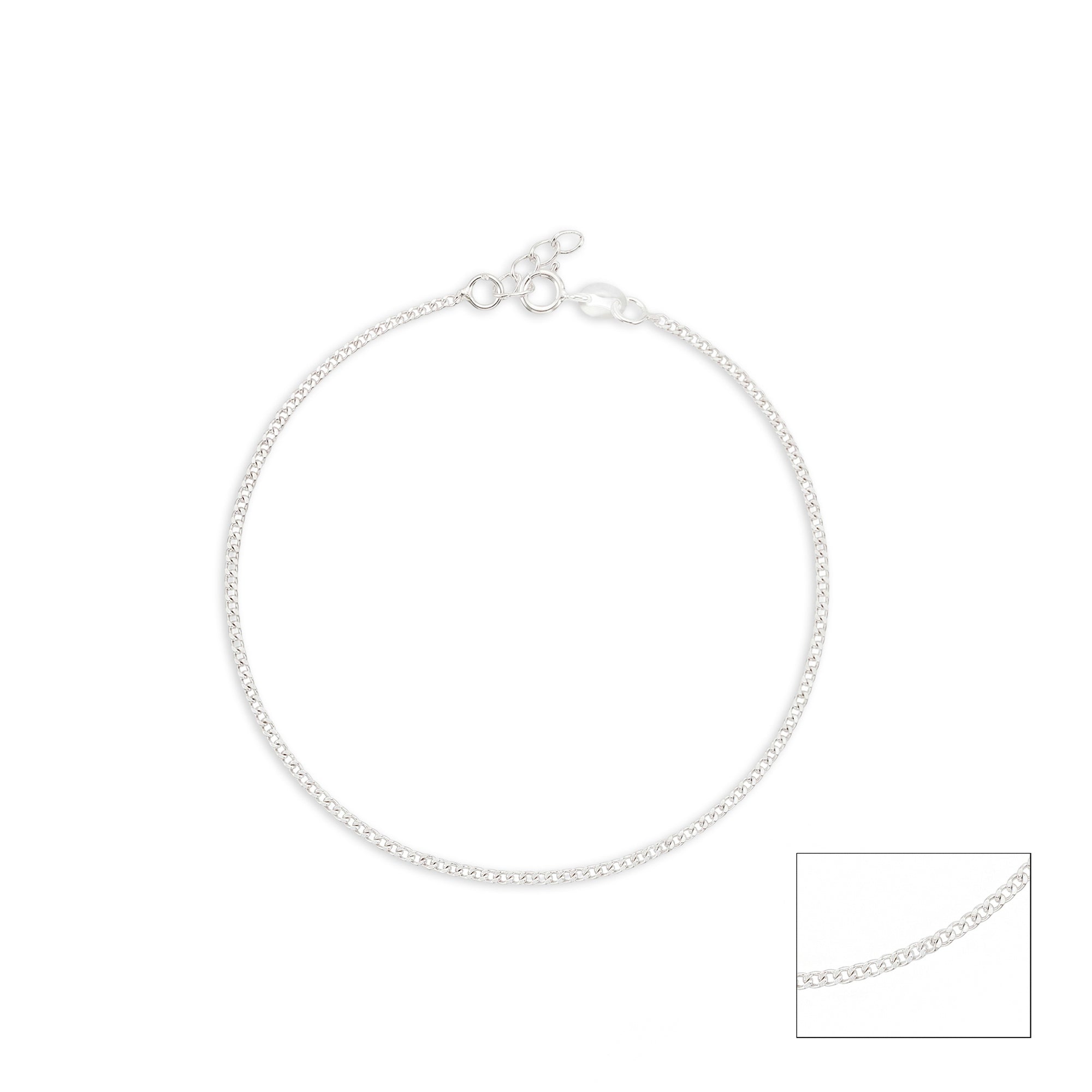 Minimalist Curb Chain Anklet