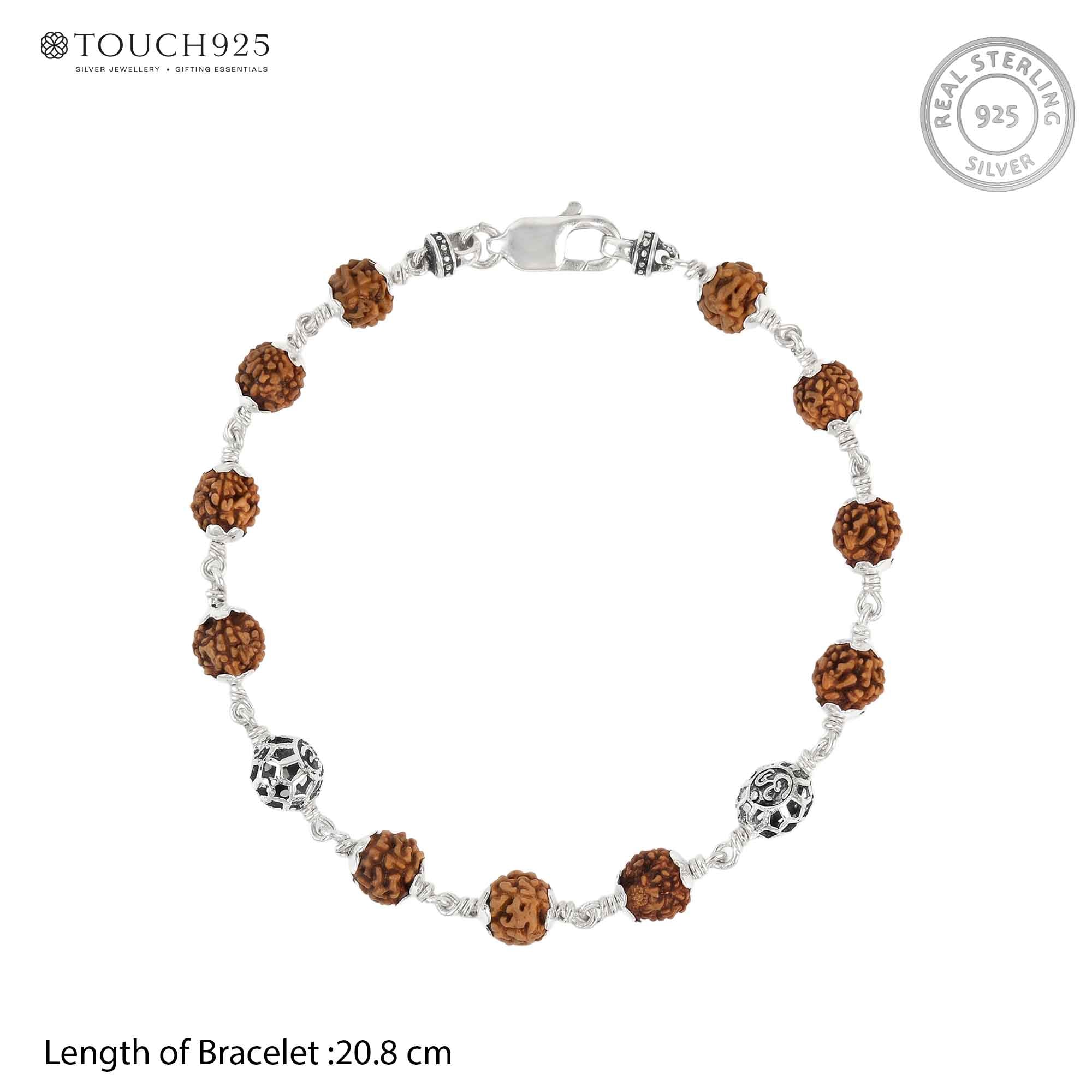 Sacred Rudraksha Men's Bracelet