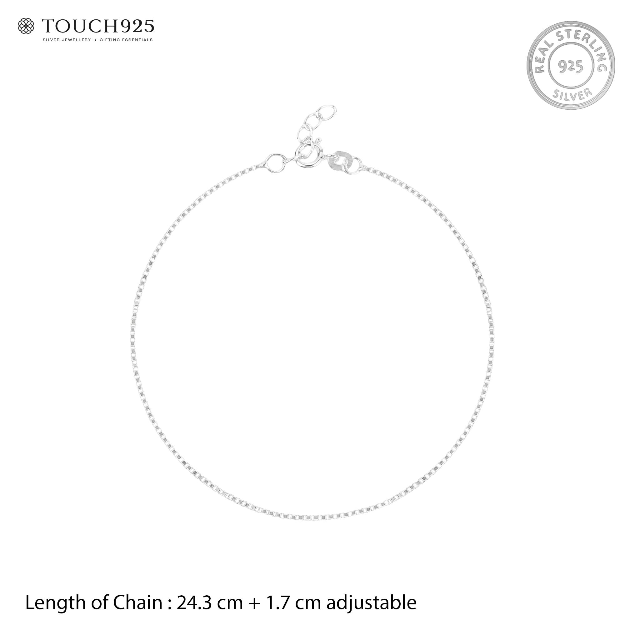 Classic Minimal Cable Chain Anklet