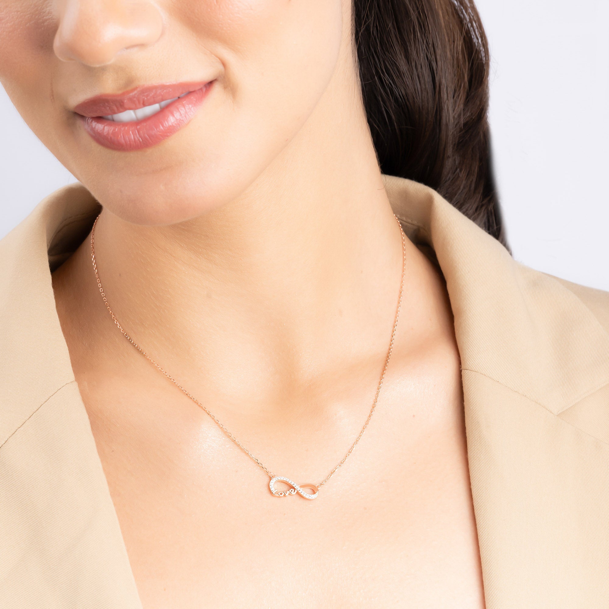 Infinity Love Chain Locket