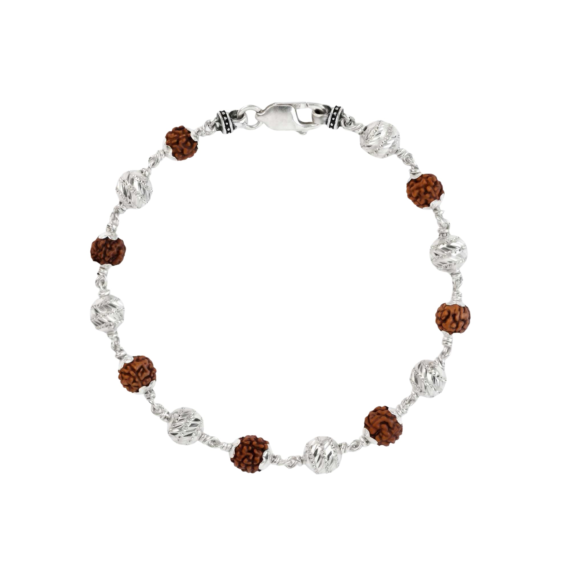 Chandi Rudraksha Bead Rakhi