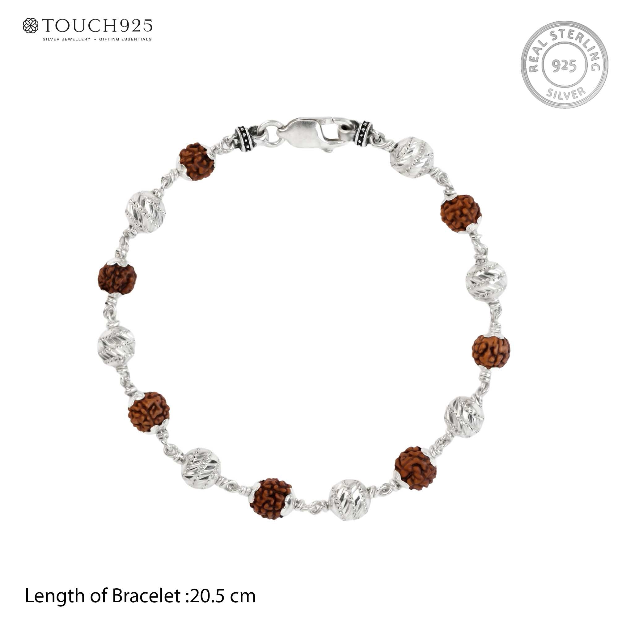 Textured Rudraksha Bracelet