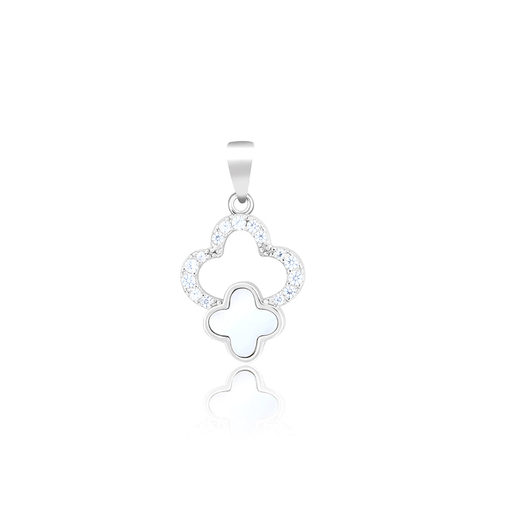 Zircon Bloom Pendant Set