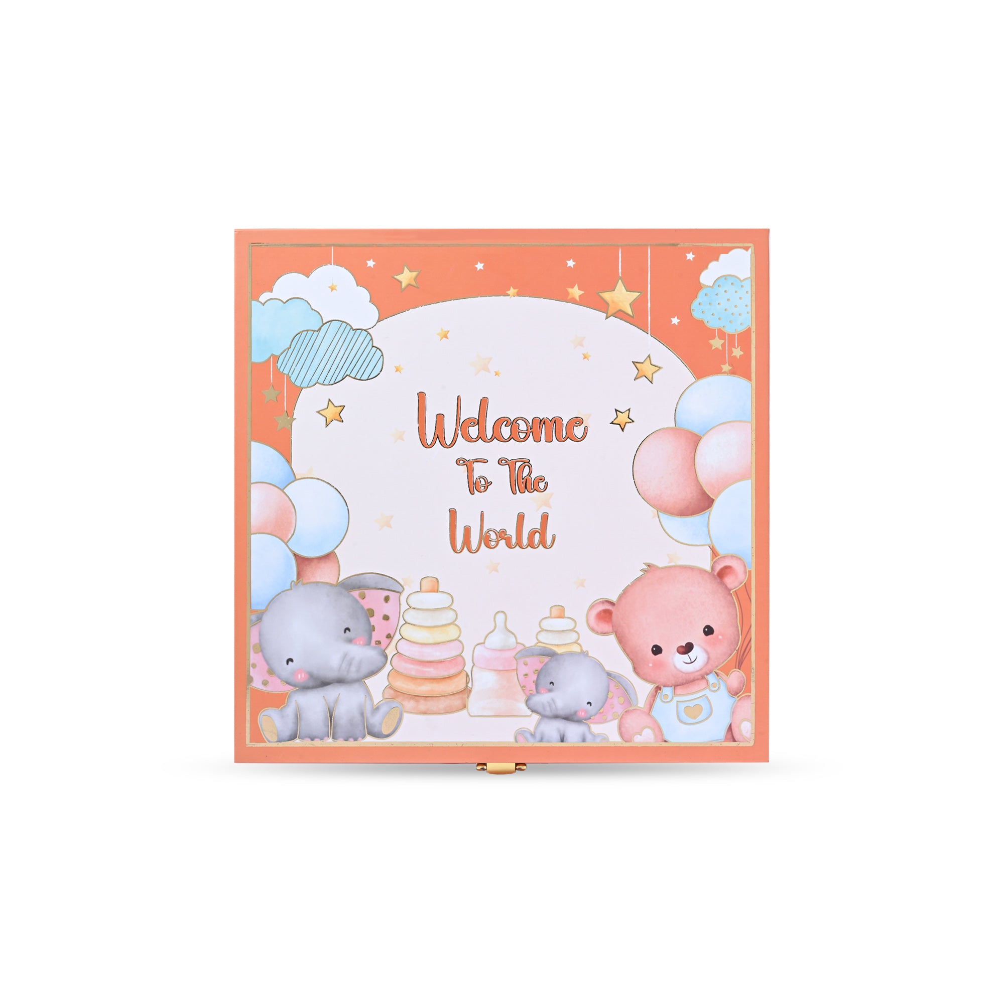 999 Silver Musical Welcome Baby Coin Box (5 Coins)