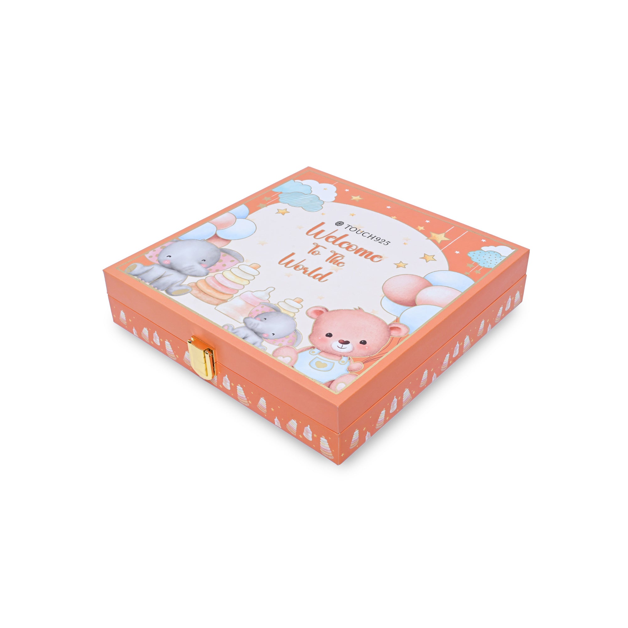 999 Silver Musical Welcome Baby Coin Box (5 Coins)