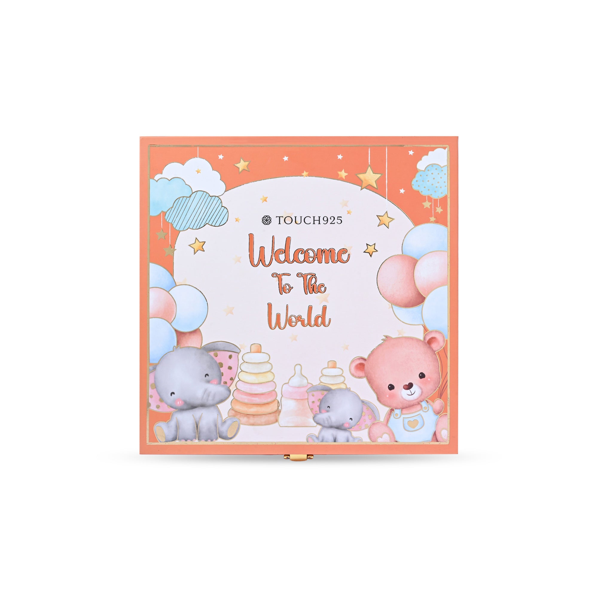 999 Silver Musical Welcome Baby Coin Box (5 Coins)