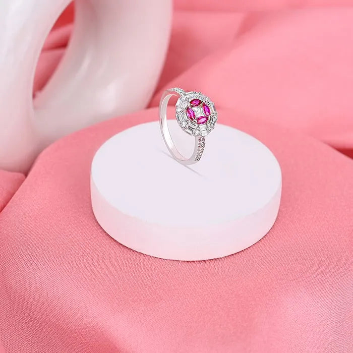 Sparkle beads CZ Ring - Touch925