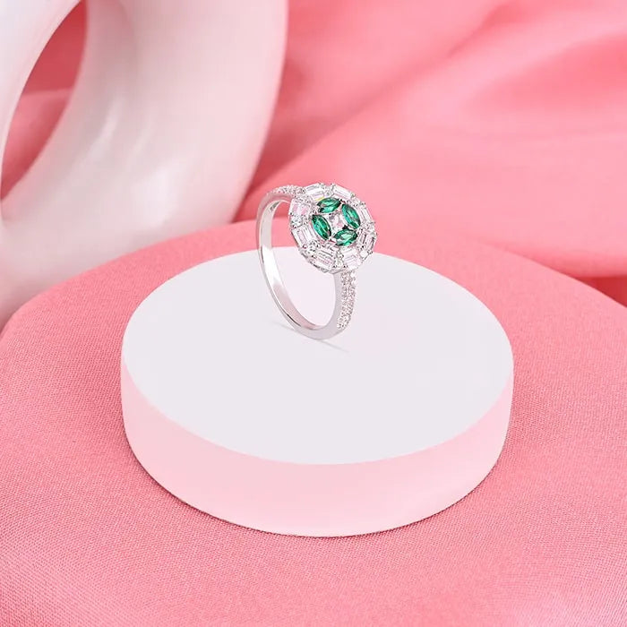 Sparkle beads CZ Ring - Touch925