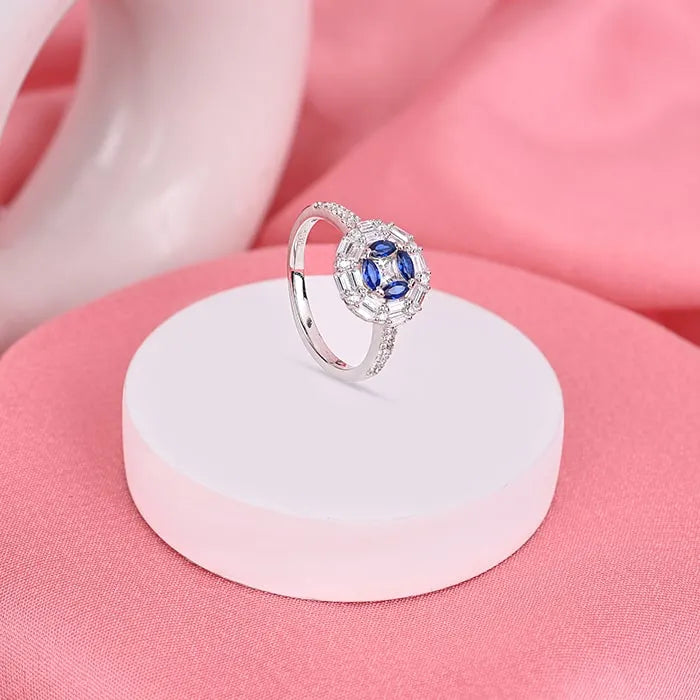 Sparkle beads CZ Ring - Touch925