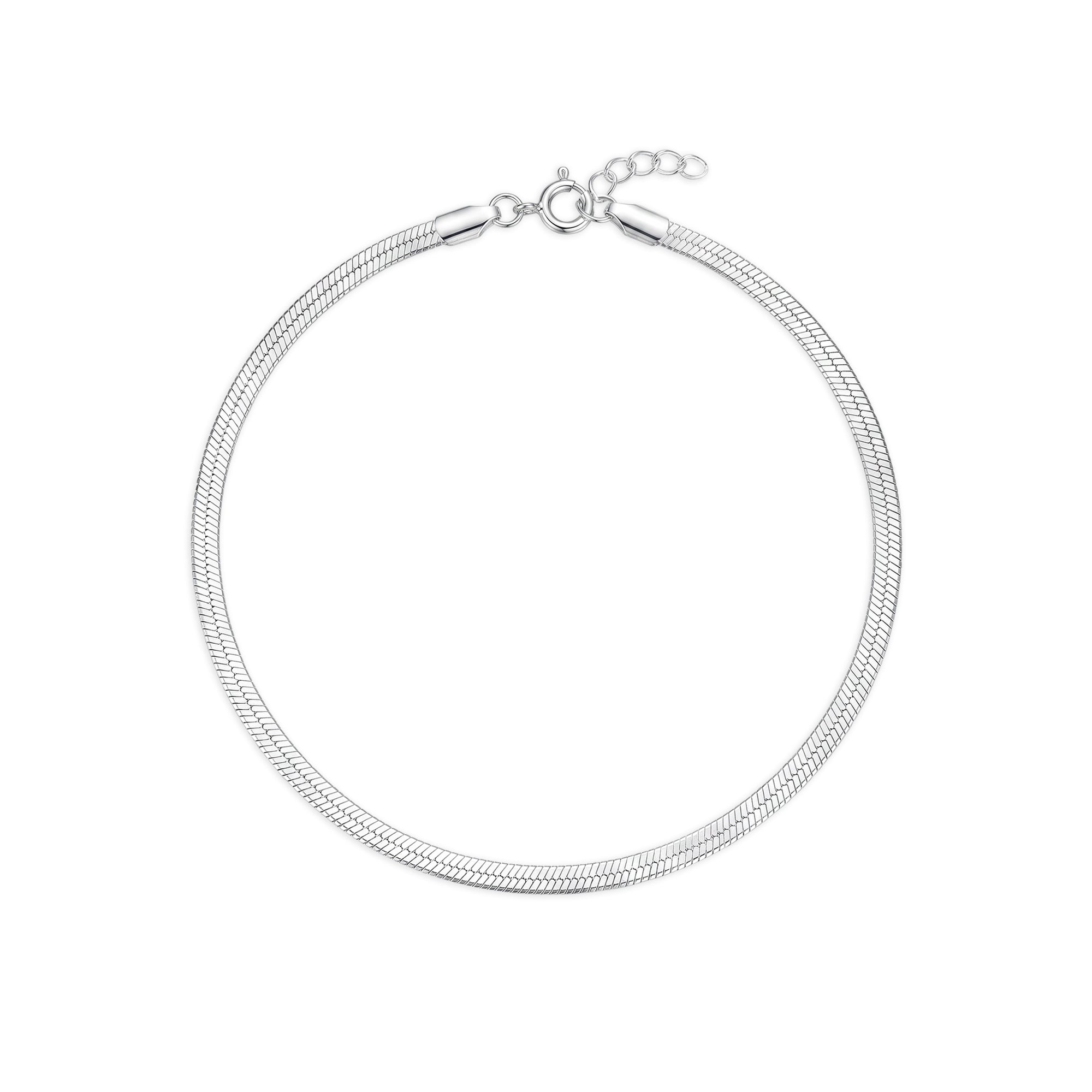 925 Silver Herringbone Bracelet