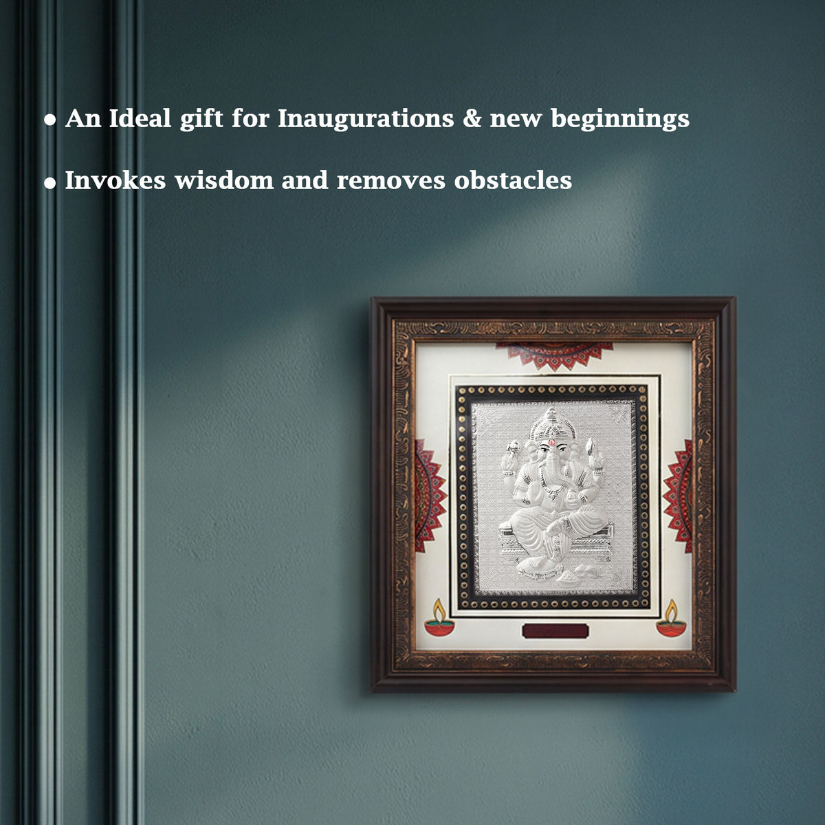 999 Silver Shiv Parivar Frame