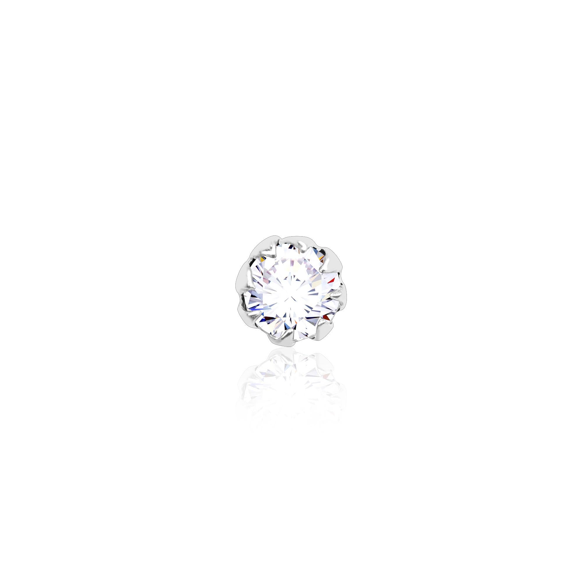 Starlit CZ Nose Pin