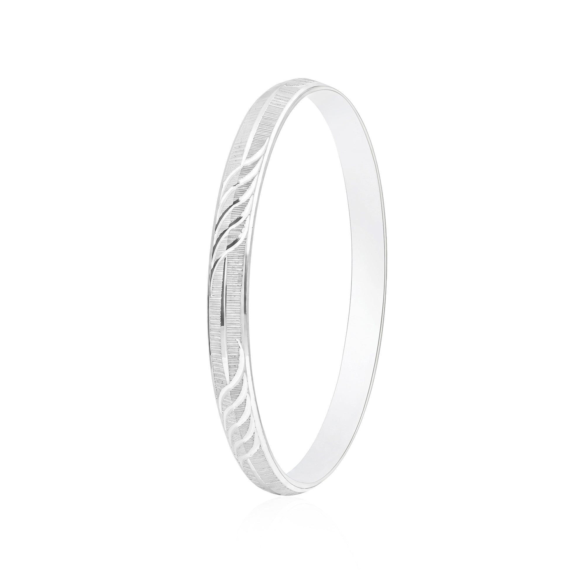 Textured Silver Kada
