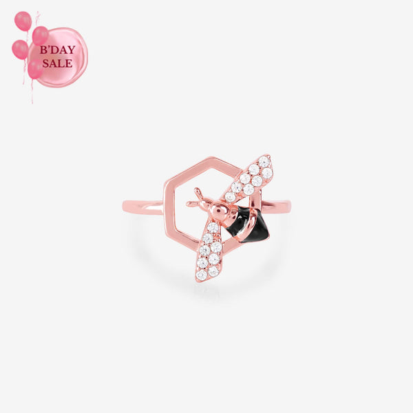 Geometric Bee Elegance Ring - Touch925