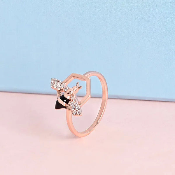 Geometric Bee Elegance Ring - Touch925