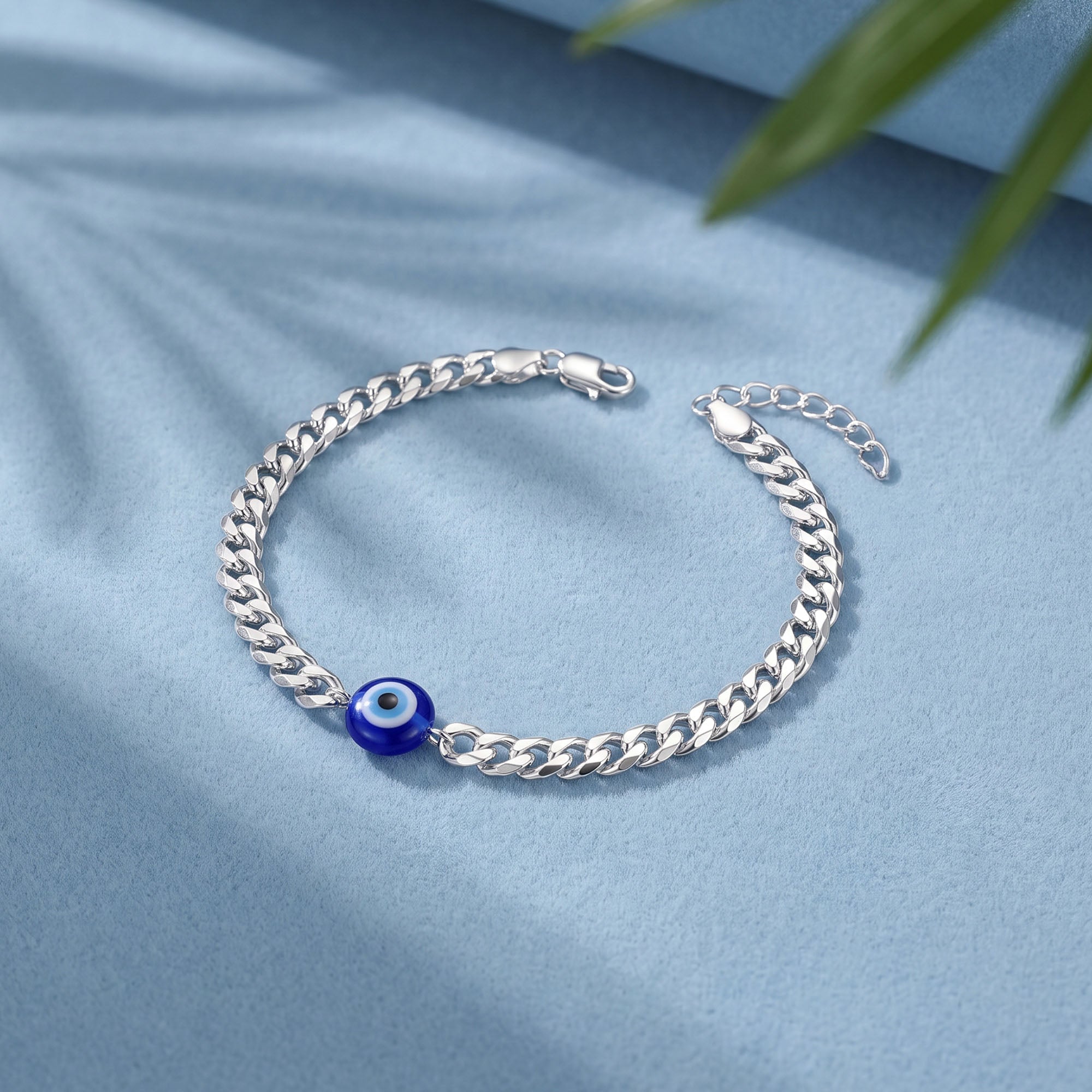 Evil Eye Curb Bracelet