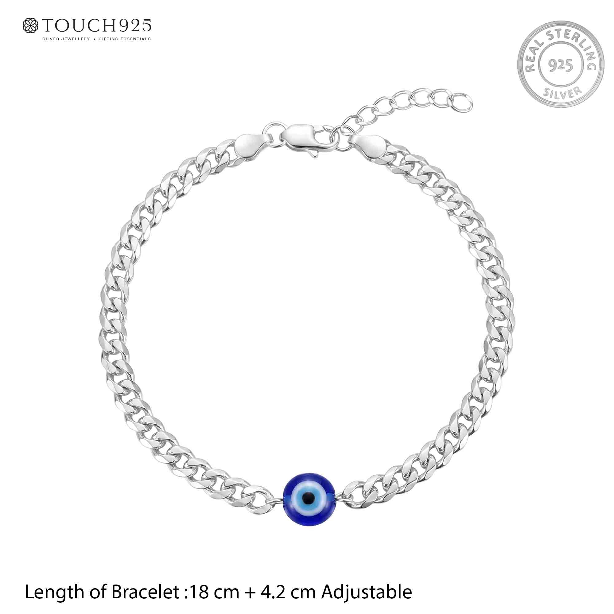 Evil Eye Curb Bracelet