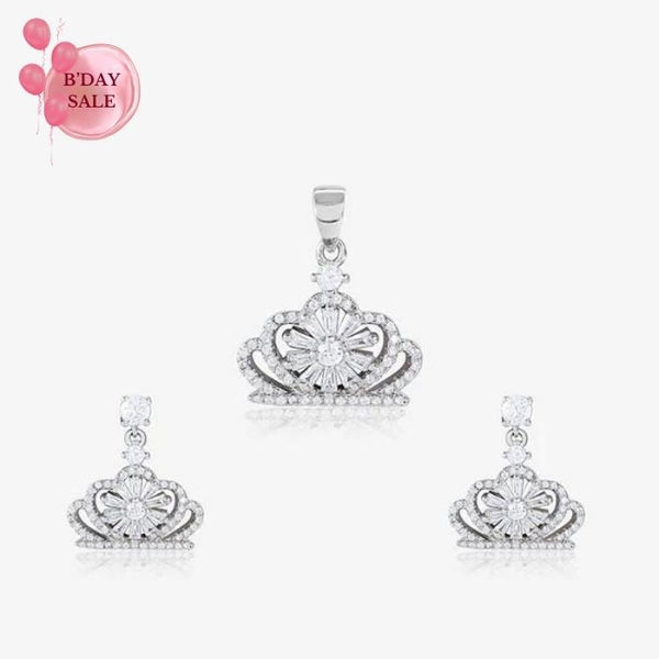 Crowned Radiance Pendant set - Touch925
