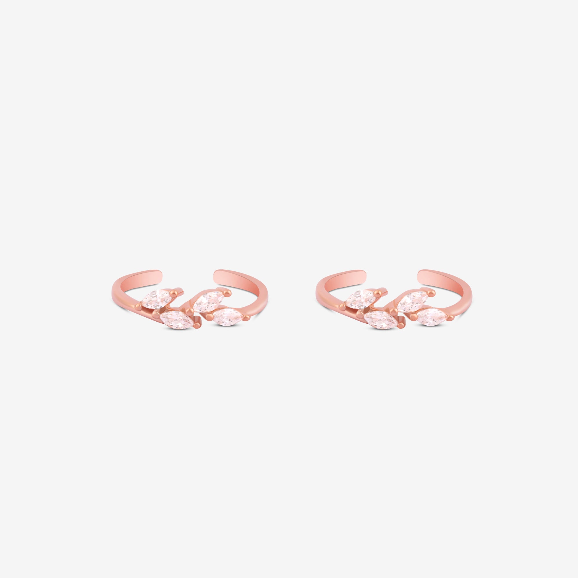 silver toe rings