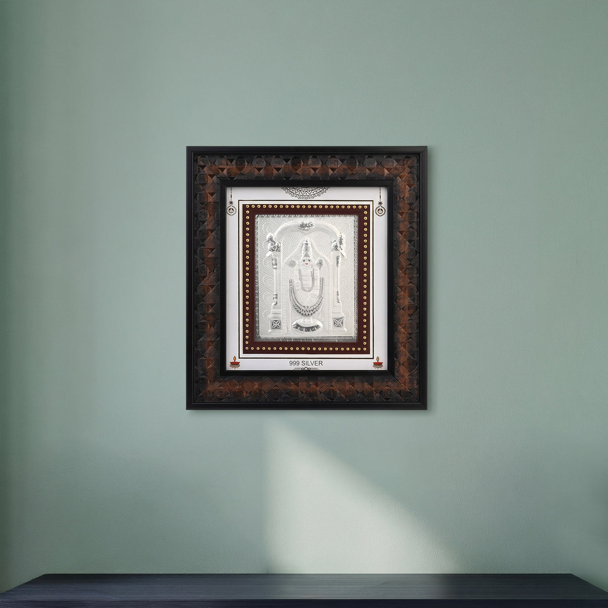 999 Silver Tirupati Balaji Frame