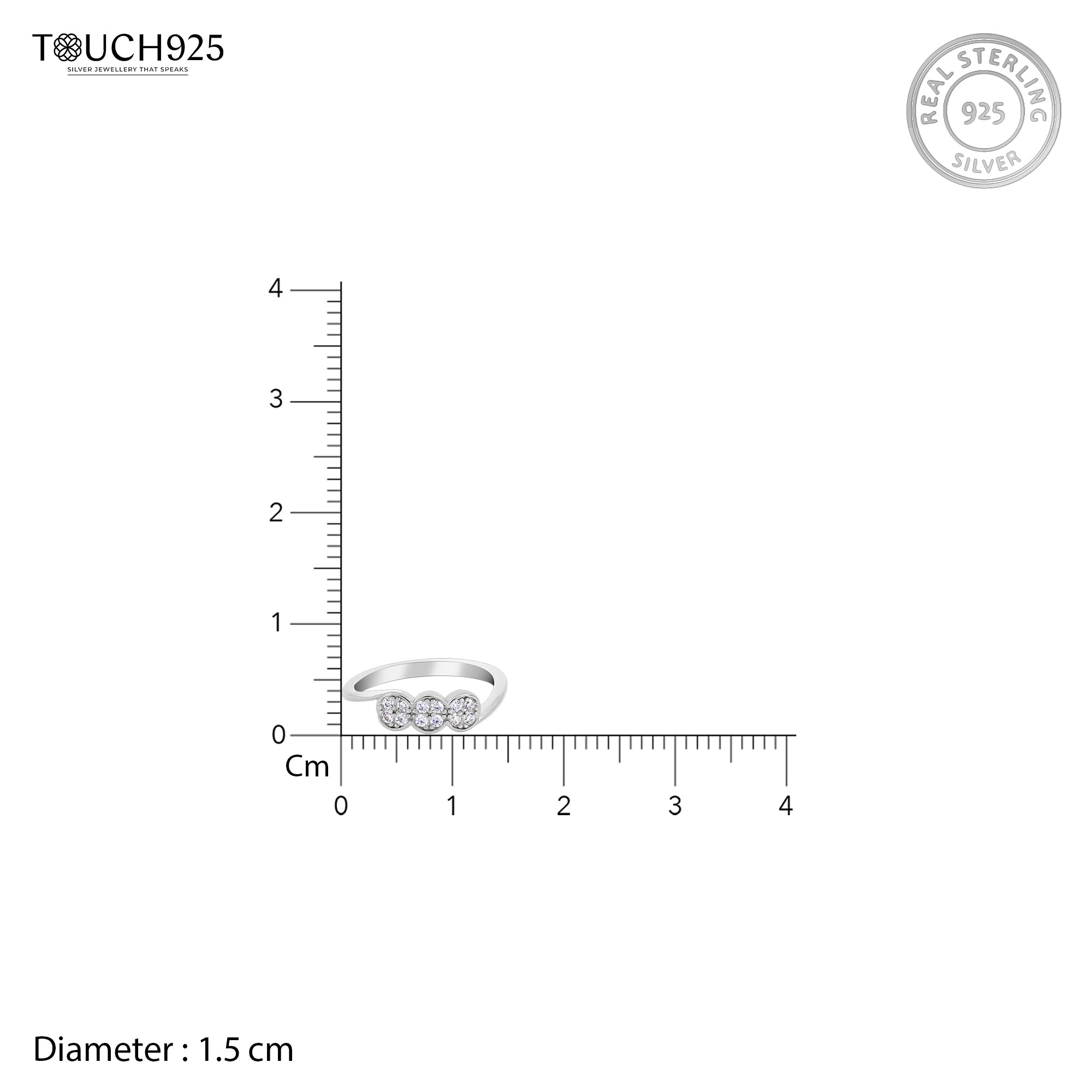 Eternal Circles Silver Ring