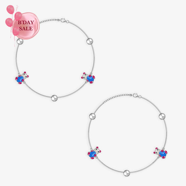 Cute Teddy Anklet - Touch925