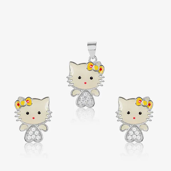 Hello Kitty Pendant Set