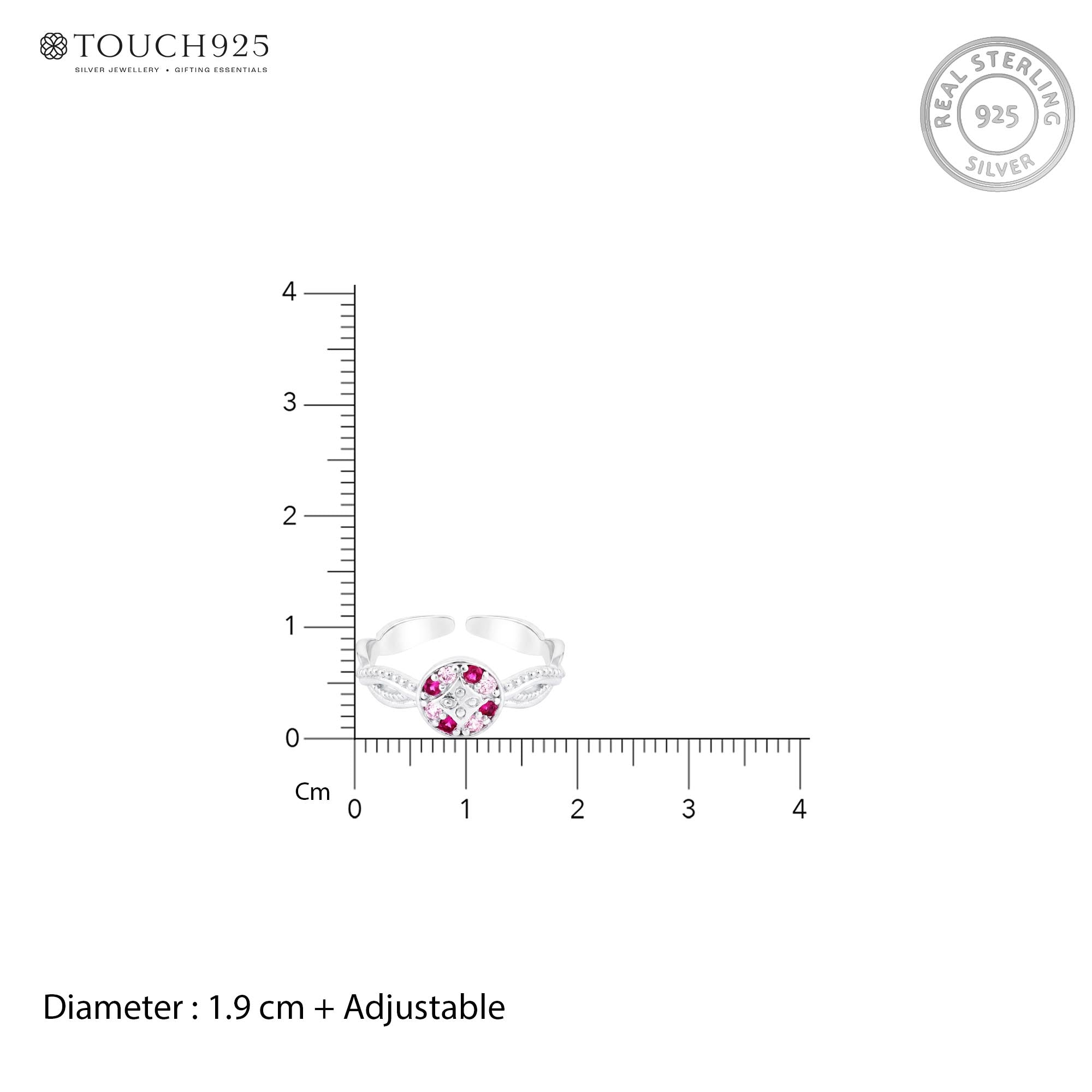 Circular Motif Toe Ring