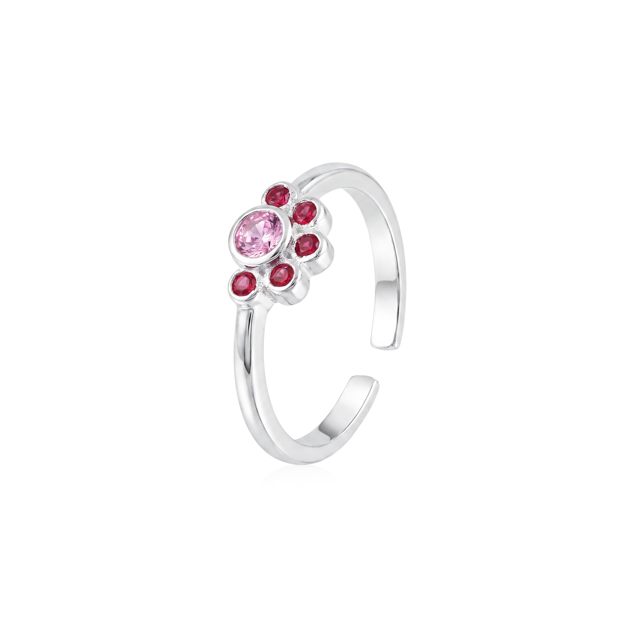 Paw Print Motif Toe Ring