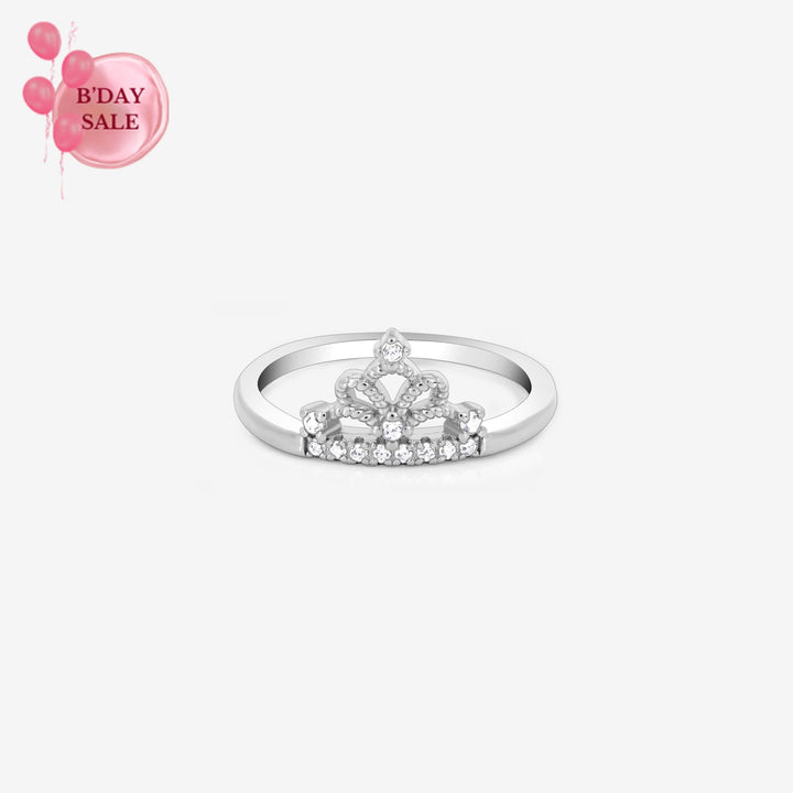 Royal Crown Silver Ring - Touch925
