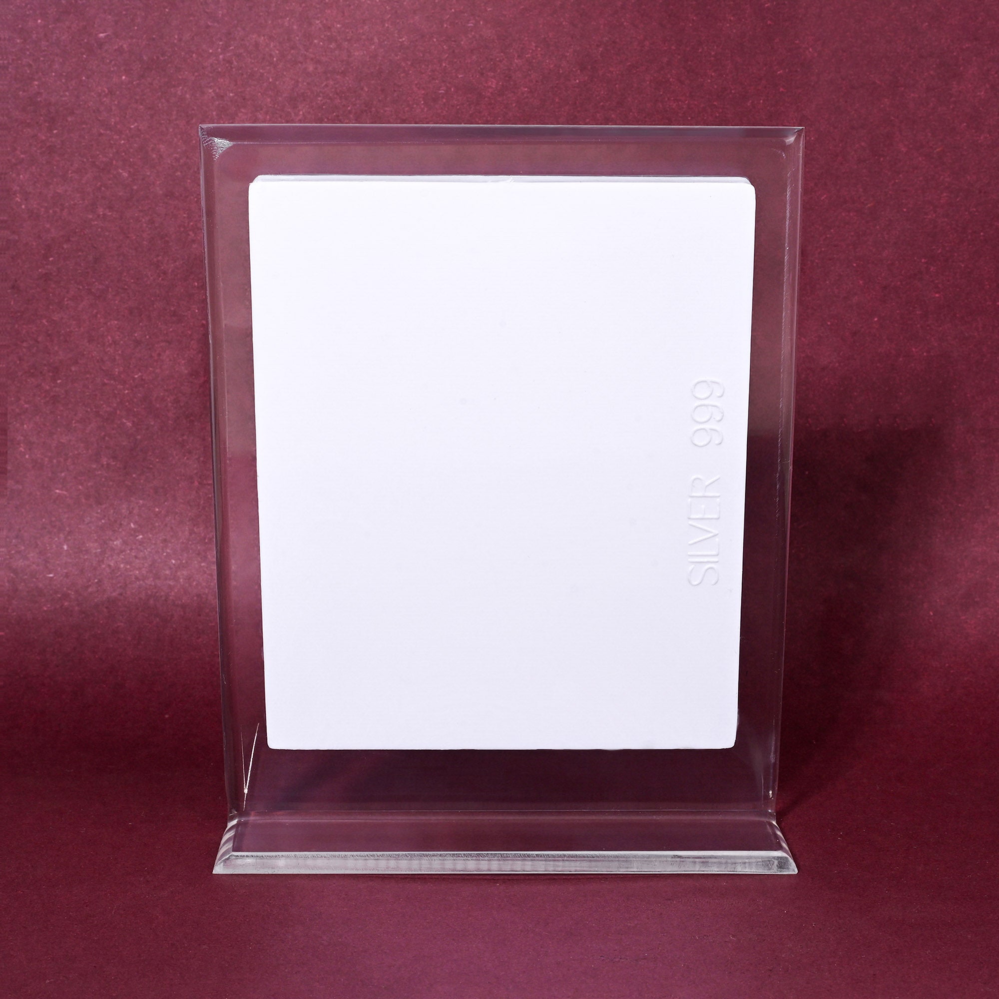 999 Silver Ganesh Ji Idol Frame