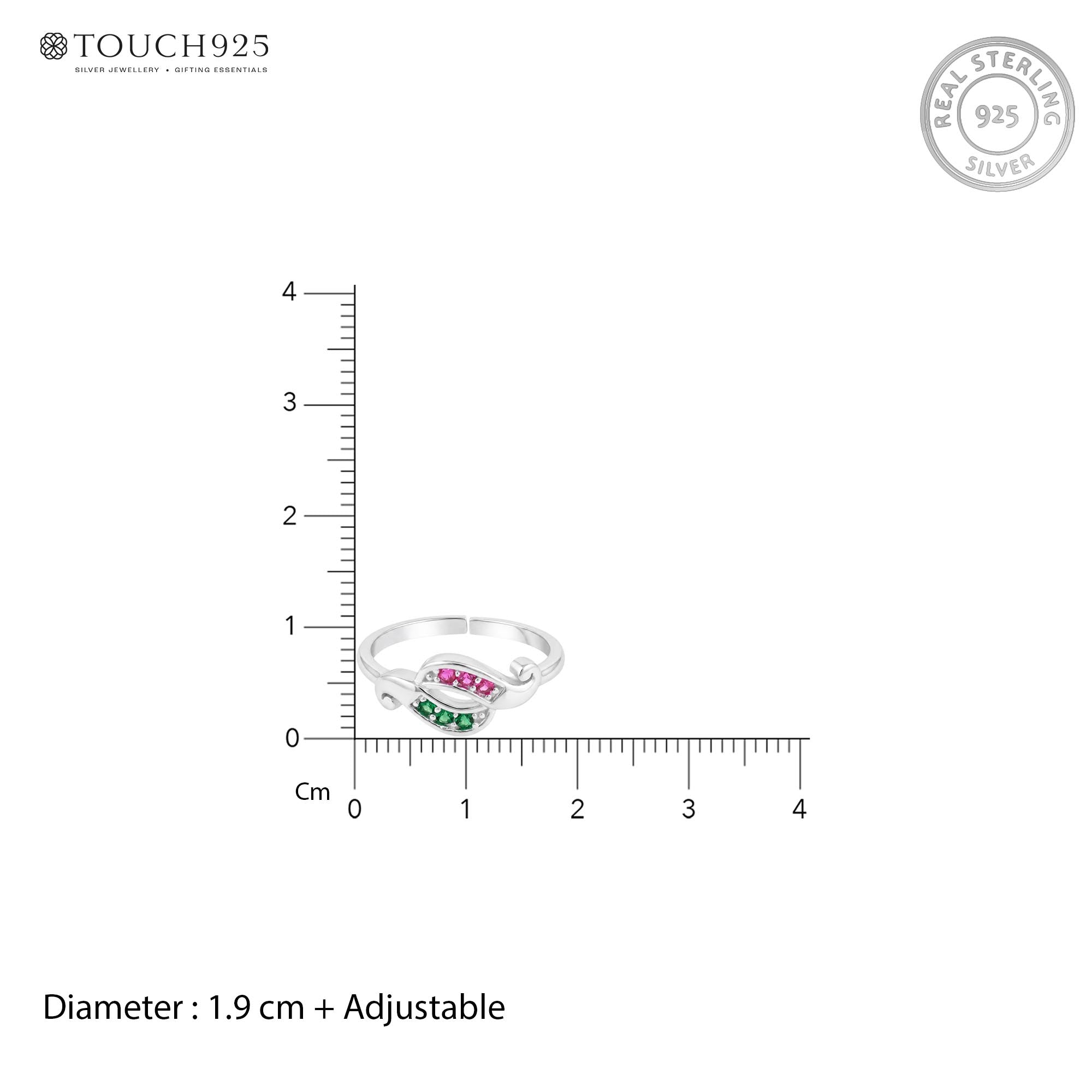 Dual Leaf Toe Ring