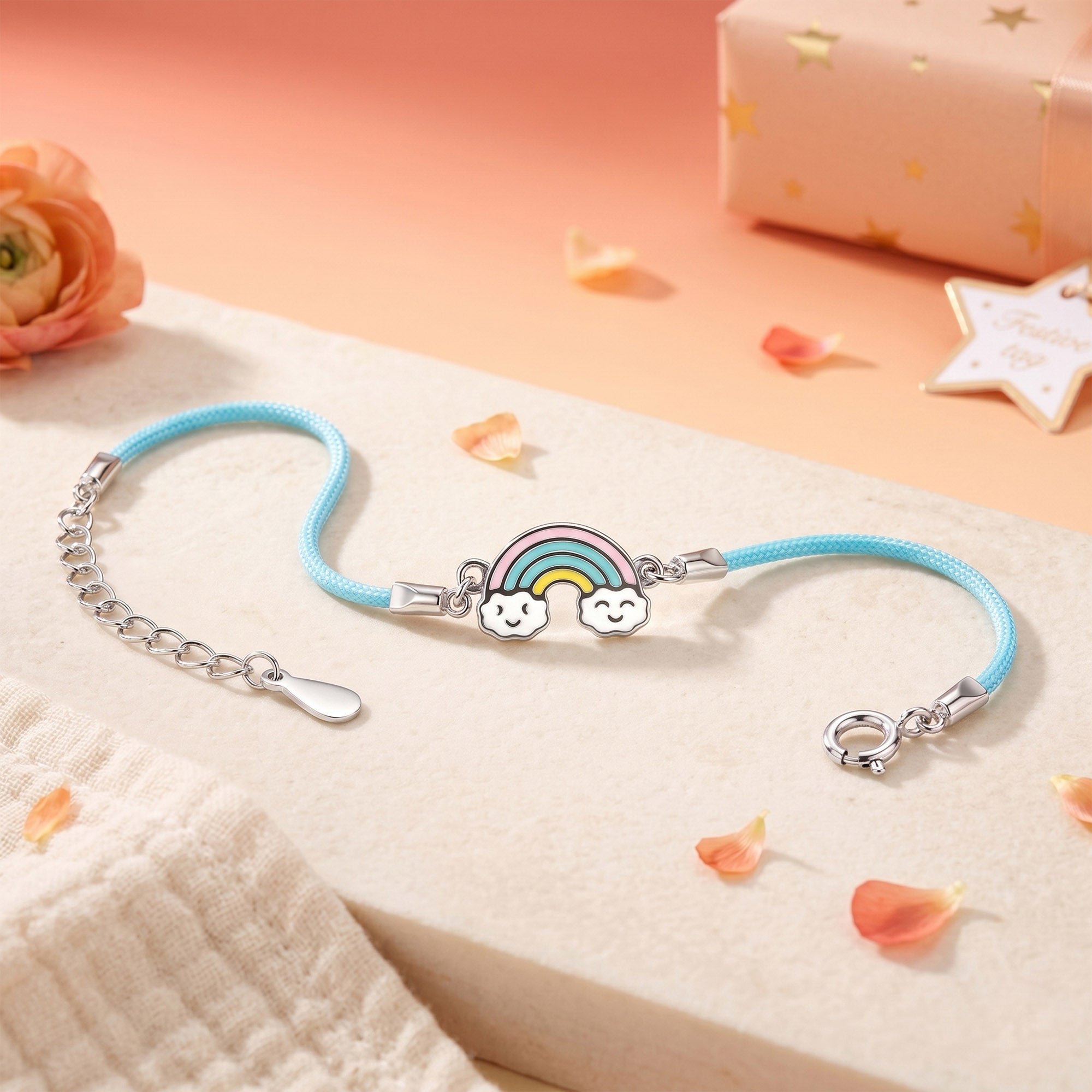 Rainbow Cloud Kids Rakhi