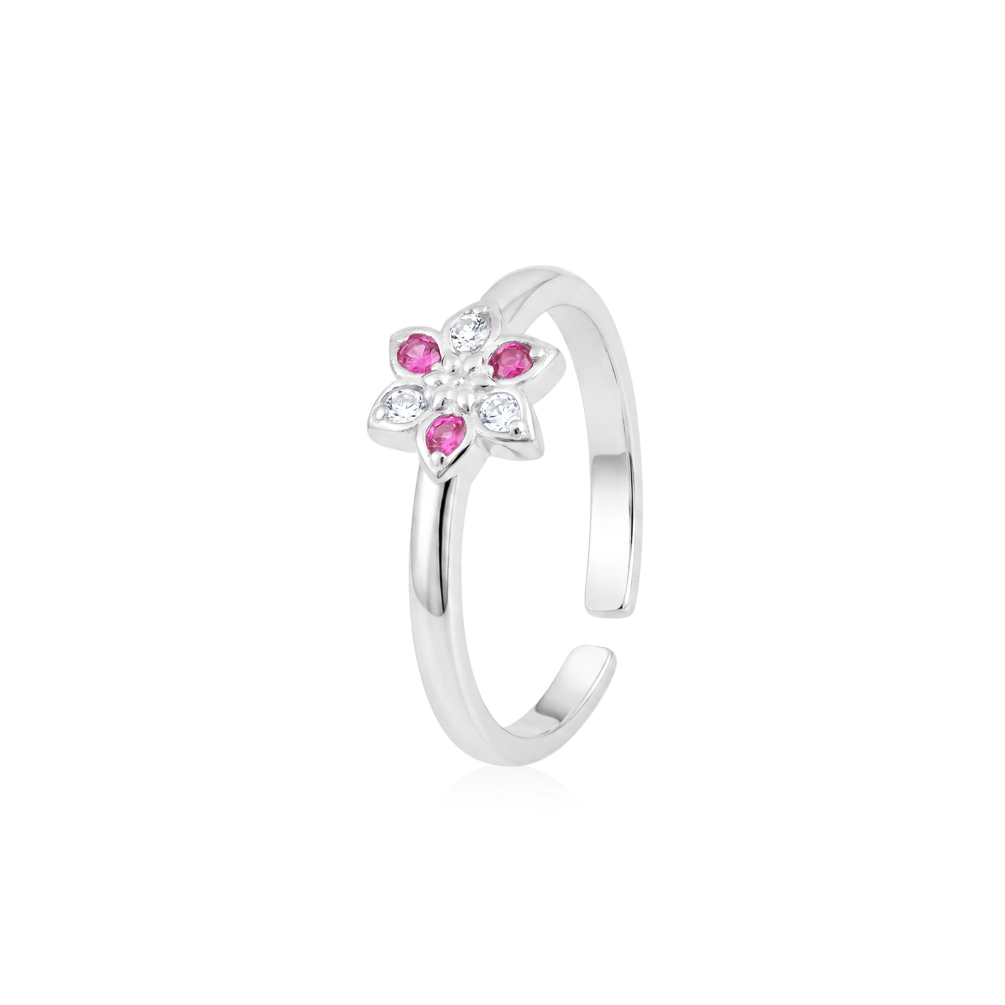 Six-Petal Flower Toe Ring