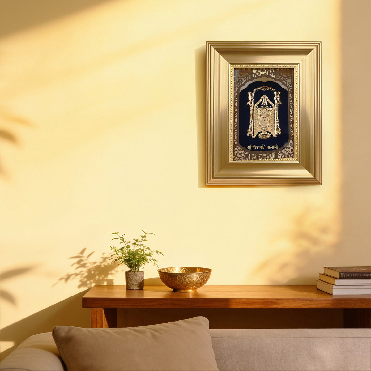 24K Gold Foil Balaji Frame