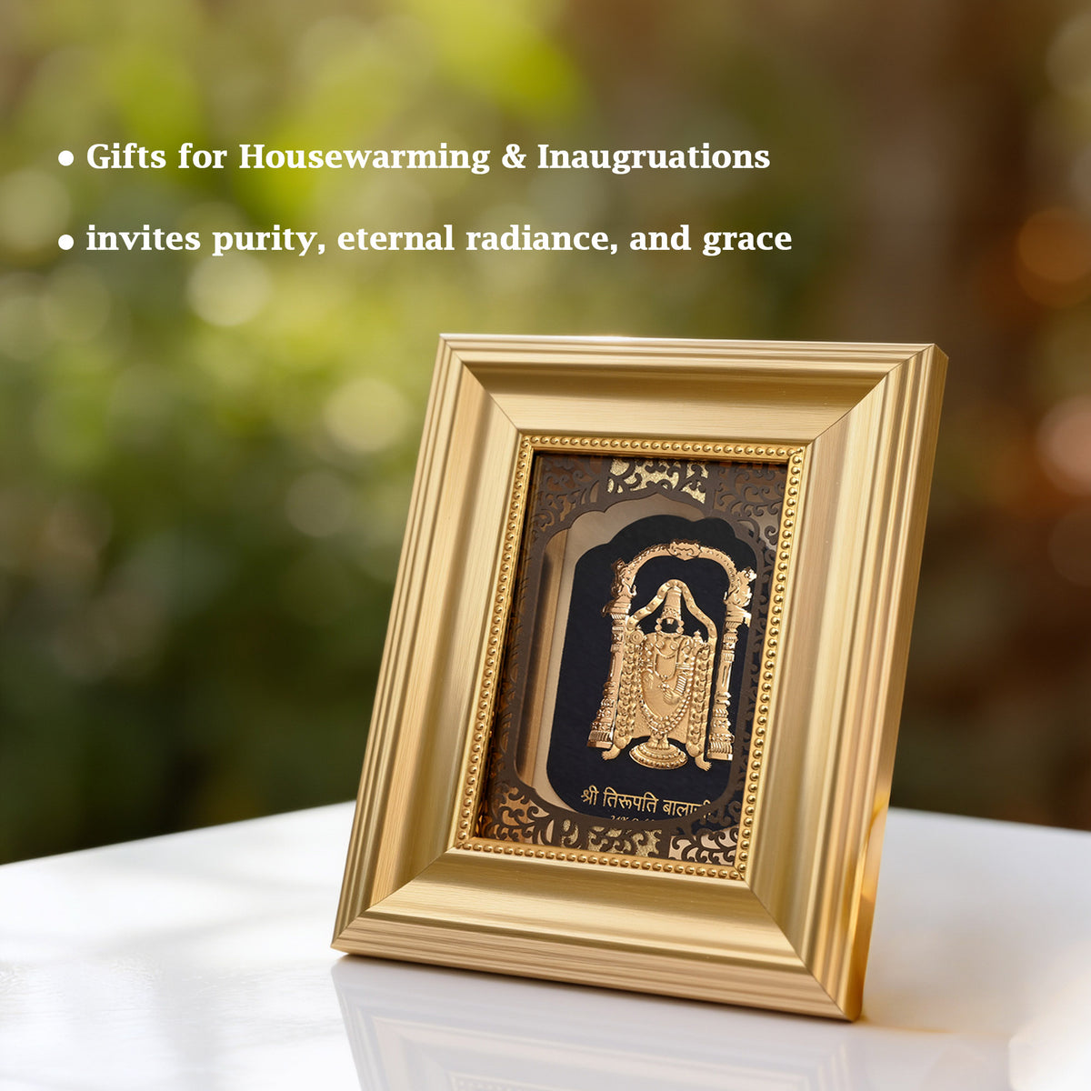 24K Gold Foil Balaji Frame
