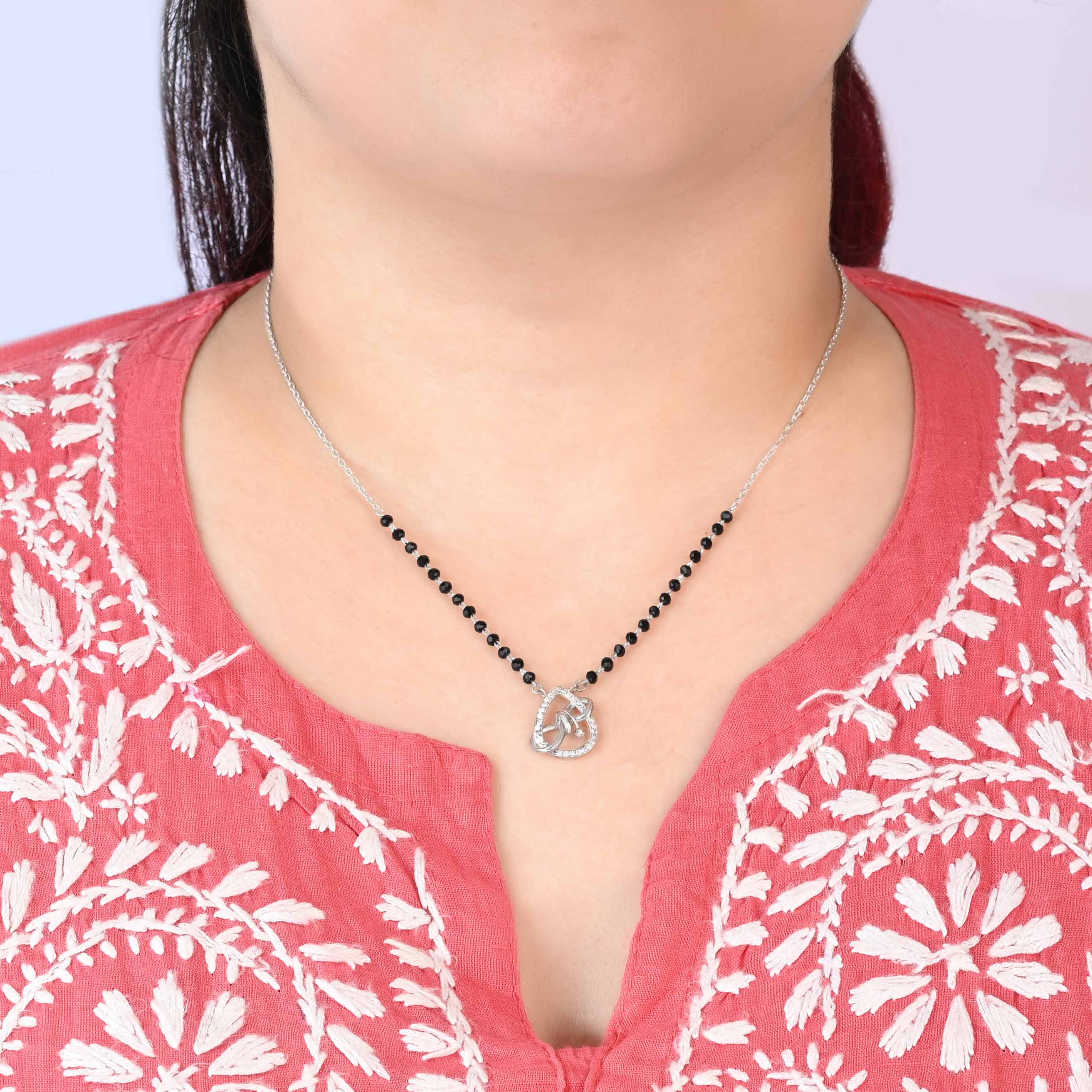 Silver Knot Mangalsutra